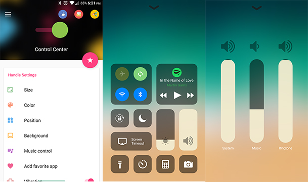 Control Center on Any Android Device