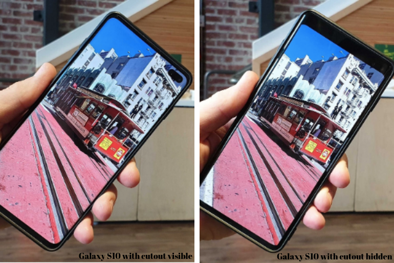 How to Hide Front Camera Cutout on Galaxy S10 and Galaxy S10+
