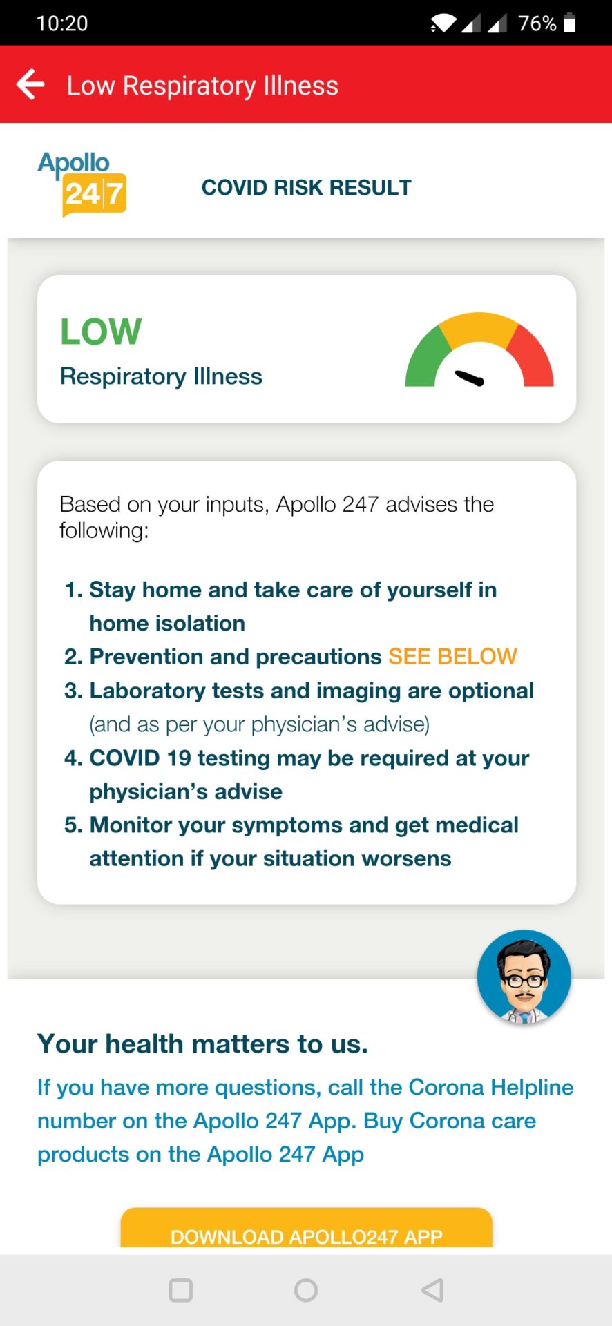 Check Your Coronavirus Risk Level Using Airtel's Coronavirus Symptom Checker Tool