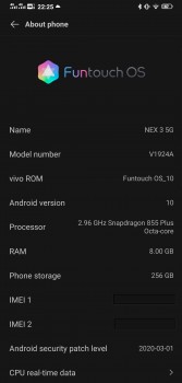 Download Vivo NEX 3 5G Android 10 Firmware Update