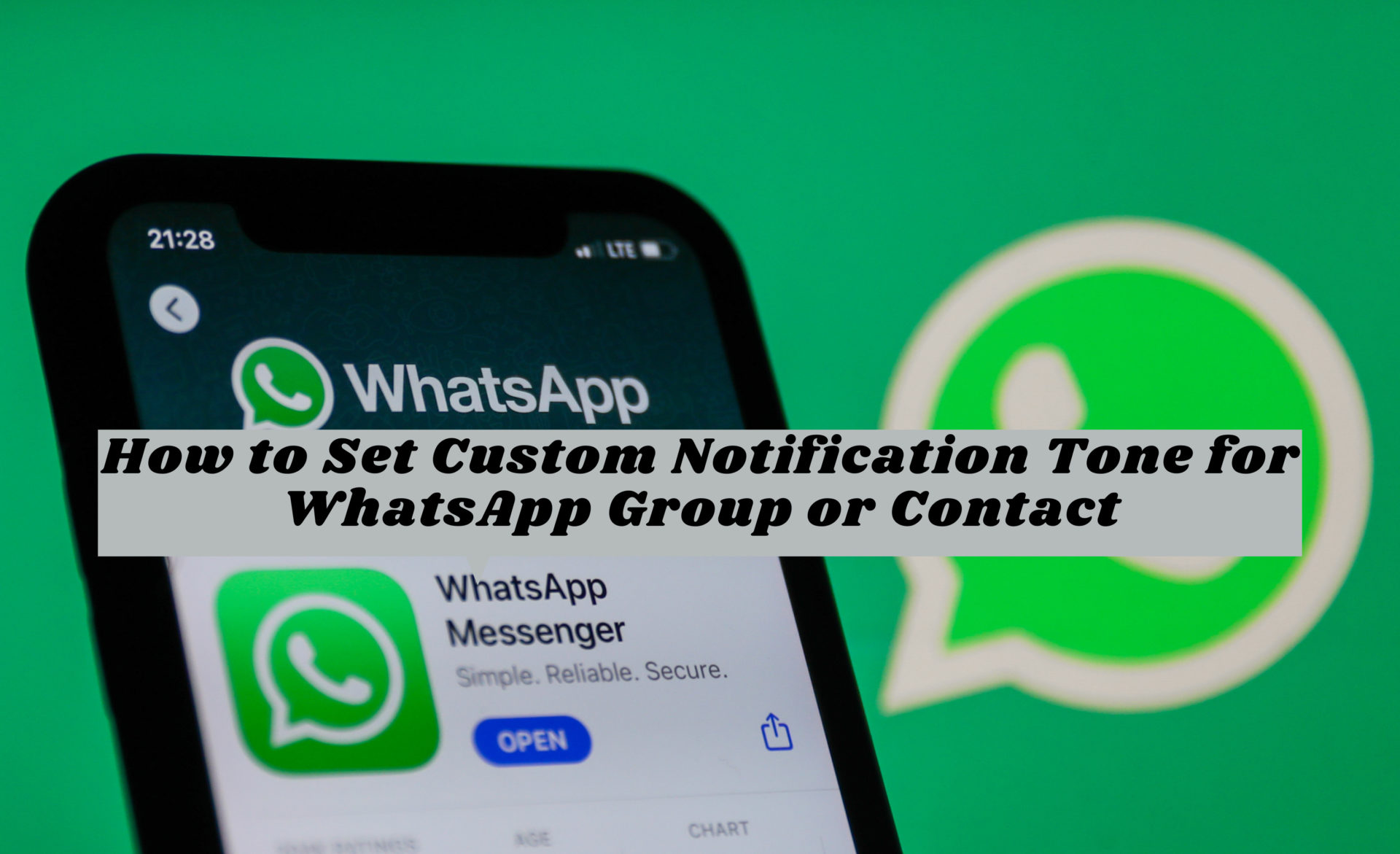 How Set Custom Notification Tone for WhatsApp Group Contact - GuideGeekz